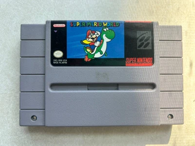 Super Mario World (SNES, 1991) Authentic - Image 1 of 2