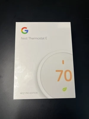 Termostato inteligente Google A0063 Nest E Pro Edition caixa aberta branca - Imagem 1 de 4