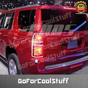 PARA 2018 19 20 CHEVY Suburban lámpara trasera/luz trasera luz BeZel cubierta cromada - Imagen 1 de 2