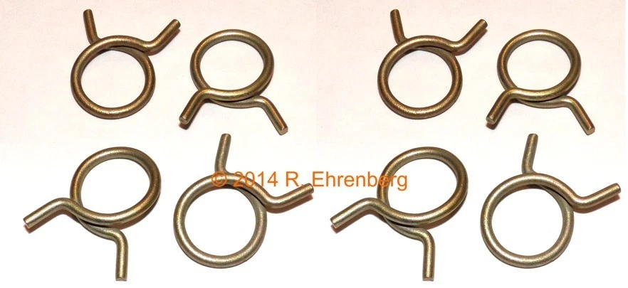 For Mopar: Correct Heater Hose CLAMPS 1962-'69 Plymouth Dodge 340 440 Chrysler - Image 1 of 1