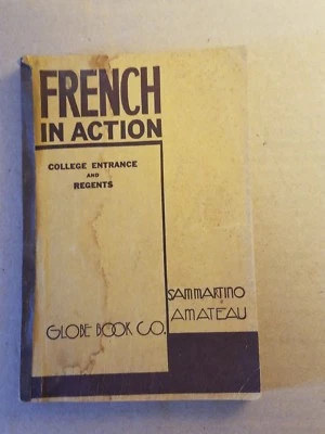 French in Action by Peter Sammartino 1936 Paperback - Image 1 of 3