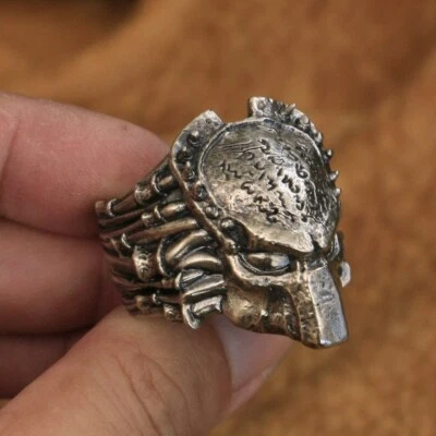 LINSION Cupronickel Predator Ring Mens Biker Rock Punk Ring CP208A US 7-15 - Image 1 of 4