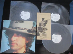 Bob Dylan Masterpieces Japan Planned Triple Vinyl LP Promo White Label Copy - Picture 1 of 12