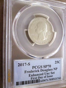 2017S DENVER ANA RELEASE ENHANCED QUARTER PCGS SP70 FDOI SET OF 5 EACH 1 of 1000 - Picture 1 of 24