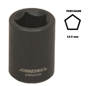 JONNESWAY AN040100 PEUGEOT - CITROEN PENTAGON BRAKE SOCKET 1/2" Dr. 12.5MM - Picture 1 of 3