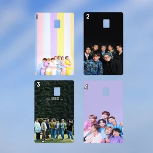 Custom BTS Credit/Debit Card Skins Vinyl Sticker Holographic & Clear Laminate - Picture 1 of 11