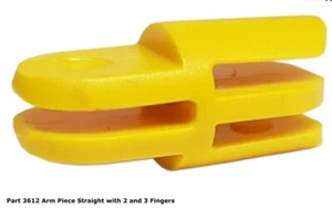 Lego 1x 3612 Brazo Amarillo Pieza Recto con 2 y 3 Dedos Robot 6951 - Imagen 1 de 1
