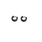 2pc Stainless Steel Hoop Earrings For Men Women Small Hoop Huggie Ear Piercing