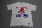 Vintage Ohio State Buckeyes Shirt Mens Large White 1987 Football Single Stitch