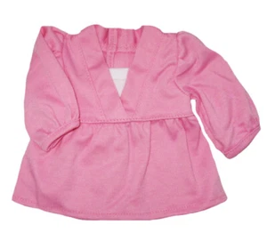 Top de punto rosa ""Baby Doll"" manga larga se adapta a muñeca chica americana de 18 pulgadas - Imagen 1 de 1