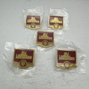 Alte Milwaukee feines Premium Bier Vintage Anstecknadel Krawatte Tac Hut Trading Pin Lot 5 - Bild 1 von 3