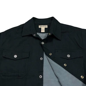 Duluth Trading Jacket Hanger Bender Fire Hose Black Canvas Lined Men's XL - Picture 1 of 4