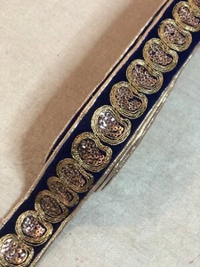 Latest Indain Zari Gota Decorative Dupatta Sari Border lace Trim Indian - Picture 1 of 5