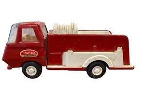 Vintage Tonka Fire Truck Mini Pumper Red Pressed Steel *FREE SHIPPING* - Picture 1 of 6