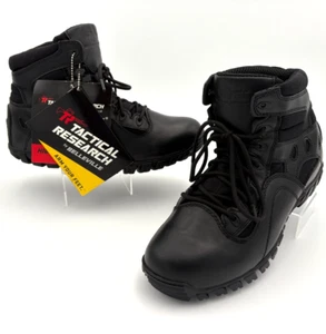 Belleville Tactical Research Hombres 10.5R Cuero Botas Maximalistas Negras NUEVAS - Imagen 1 de 17