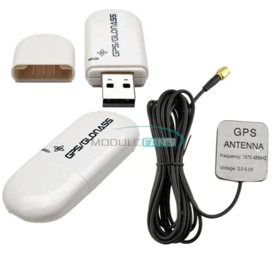 VK-172 USB Receiver GPS Smart Male SMA Antenna Gmouse/Glonass Windows PC Laptop - Image 1 of 4