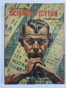 Astounding Science Fiction Pulp Vol. 46 #6, Feb, 1951 VG Miller Cover! - Picture 1 of 4