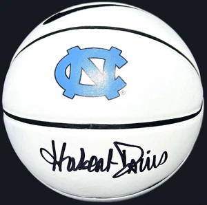 HUBERT DAVIS SIGNED NORTH CAROLINA TAR HEELS LOGO NIKE BASKETBALL JSA - Picture 1 of 4