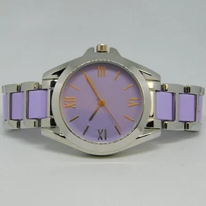 Geneva 515002 Two Tone Quartz Analog Women's Watch Sz. 7 1/4" New Battery - Picture 1 of 10