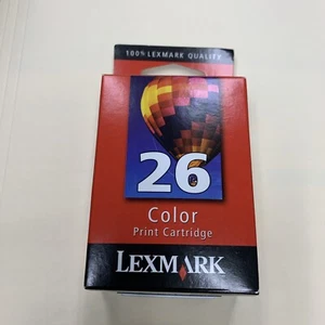 Lexmark 26 Color Print Cartridge NEW Factory Sealed - Picture 1 of 5