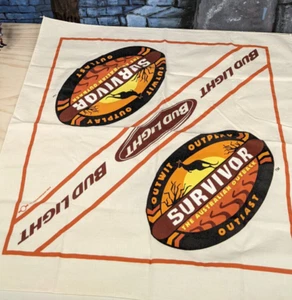 Survivor Bandana TV Show Season 2 Outwit Outlast Bud Light Australian Outback - Picture 1 of 13