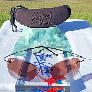 Maui Jim "WAILEA" 503-23 Metallic Gloss Copper PURE TITANIUM Frames/ Maui Rose!! - Picture 1 of 19
