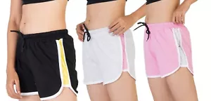 3 Pack Women Yoga Shorts Running Casual Lounge Hiking Cotton Comfortable Leisure - Picture 1 of 17