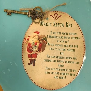 Chiave di Babbo Natale Magica Vacanze di Natale - Foto 1 di 6