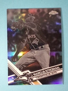 2017 Topps Chrome NEGATIVE REFRACTOR Marcus Stroman Toronto Blue Jays #39 ⚾ - Picture 1 of 2