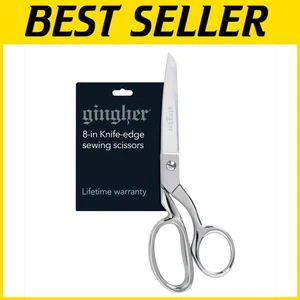 Stainless Steel Fabric Cutting Shears with Protective Sheath - 8 - Picture 1 of 10