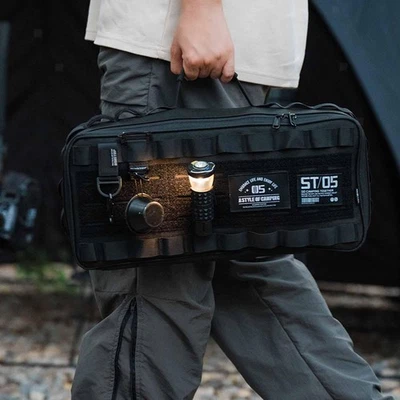 Bolsa de almacenamiento de camping organizador de camping ligero resistente multiusos grande Foto 1 de 4