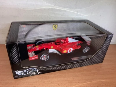 Mattel Hot Wheels 1:18 F1 FERRARI F-2002 SCHUMACHER in Metallo MIB, 2000 - Immagine 1 di 4