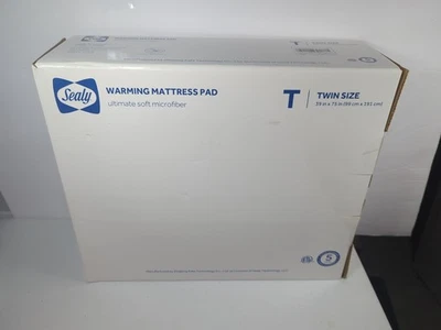 Almohadilla de colchón Sealy térmica tamaño doble microfibra ultra suave nueva Foto 1 de 4