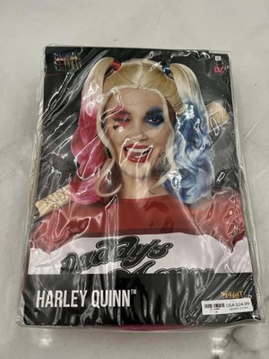 Harley Quinn Suicide Squad Wig Adult Womens Blonde Pink Blue Pigtails Cosplay DC - Image 1 of 4