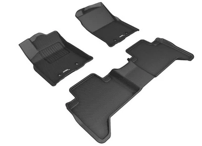 3D Mats L1TY25101509 MAXpider Black For 2018-2023 Toyota Tacoma Extended Cab - Изображение 1 из 3