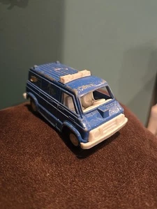 RARE Vintage Tootsie Toy Police Van Blue - Picture 1 of 8