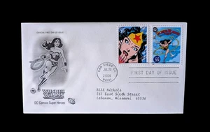 Comics Super Heroes USPS FDC - 2006 First Day Covers - Wonder Woman - Imagen 1 de 2