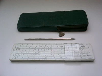 Rechenschieber Faber Castell  67/87 Rb Rietz mit Addiator - Bild 1 von 4