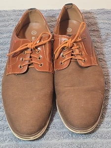 BRUNO MARC Men's Casual Dress Shoes 3-TONE BROWN LACE UP Size 12 Style LG19012M - Picture 1 of 10