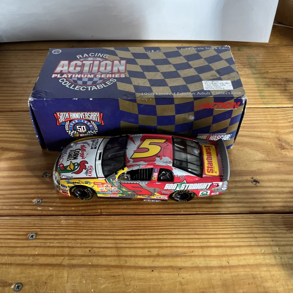 Terry Labonte #5 Kellogg's Corn Flakes 1998 Monte Carlo 1:24 NASCAR Car Action Foto 1 de 4