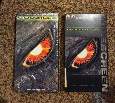 Godzilla (VHS, 1998) Fullscreen and Widescreen Versions - Tested - Image 1 of 4