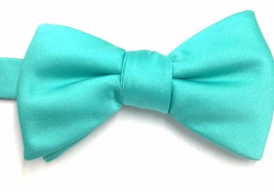 $115 Countess Mara Men Solid Green Suit Casual Bow Tie Classic Adjustable Bowtie - Image 1 of 4