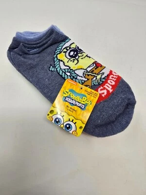 5 pares de calcetines tobilleros Bob Esponja No Show, talla 9-11, Nickelodeon - NUEVO Foto 1 de 4