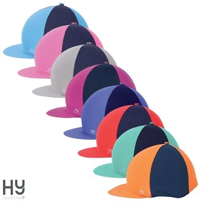 Hy Equestrian Hy Sport Aktivmütze Seide 2 Farbig Jockey Schädelkappe XC Mütze Abdeckung Alle