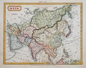 ASIA FOR WALKERS ATLAS, CIRCA 1800. - Picture 1 of 1