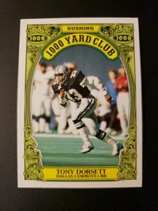 1996 Topps 1000 Yard Club Tony Dorsett #6 Dallas Cowboys - Bild 1 von 2