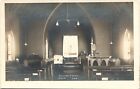 DELTA, CO, ST LUKES CHURCH INTERIOR antique real photo postcard rppc COLORADO
