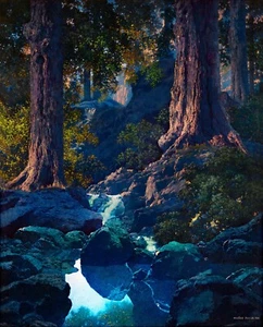 Maxfield Parrish: The Glen 22x30 Archival Quality Fine Art Print - Picture 1 of 1