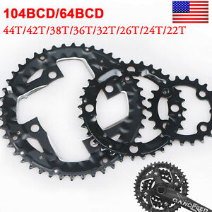 for Shimano 44/42/32/24/22T 10-Speed Mountain Bike Triple Chainring Crank 170mm