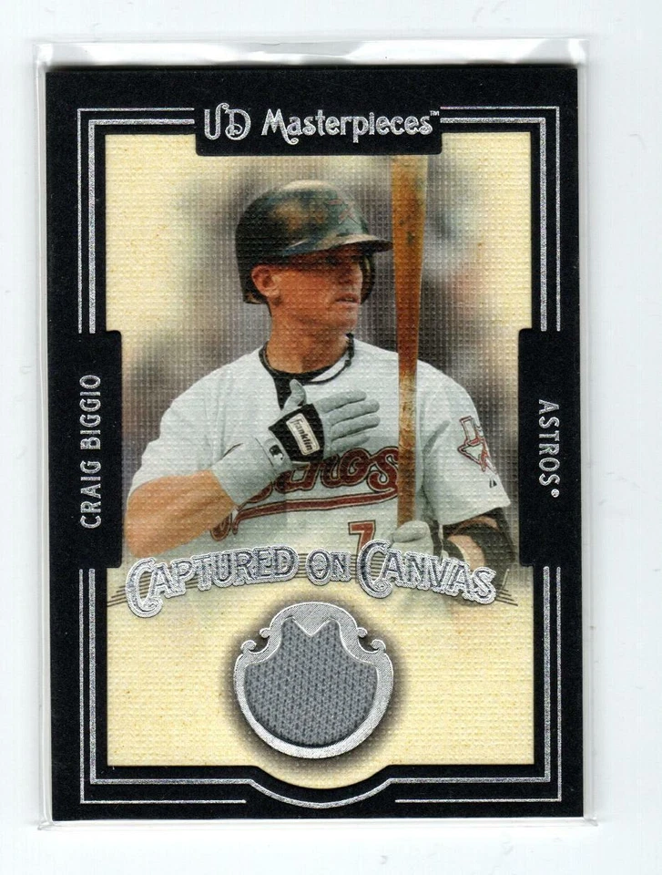 2007 UD Masterpieces Captured on Canvas #CB Craig Biggio (ref 152500) - Image 1 of 1